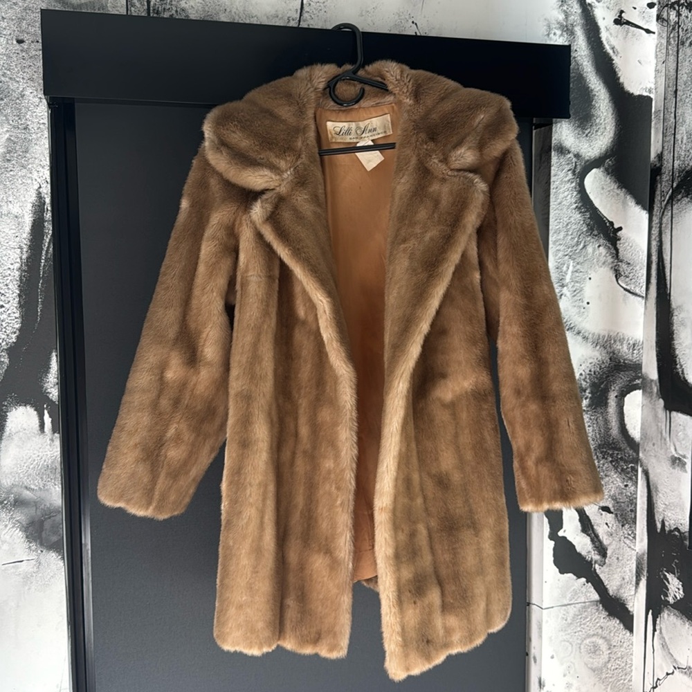 Lilli Ann Vintage Faux Fur Coat, Perfect Condition